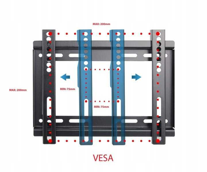 REGULOWANY UNIWERSALNY wieszak tv telewizor uchwyt 14-50cali
