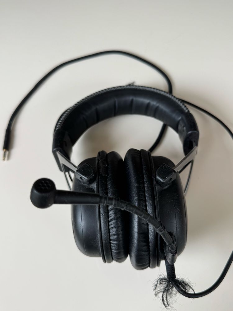 Słuchawki HyperX Cloud II – sprawne, lekko zużyte