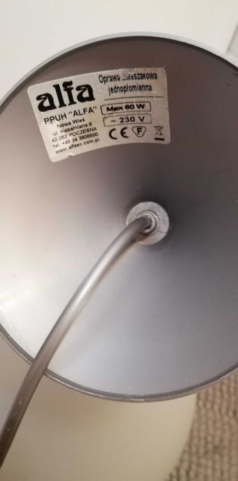 lampa wicząca sprzedam