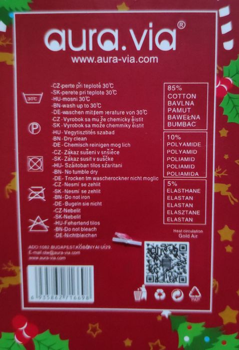 Nowe skarpetki świąteczne 43-46