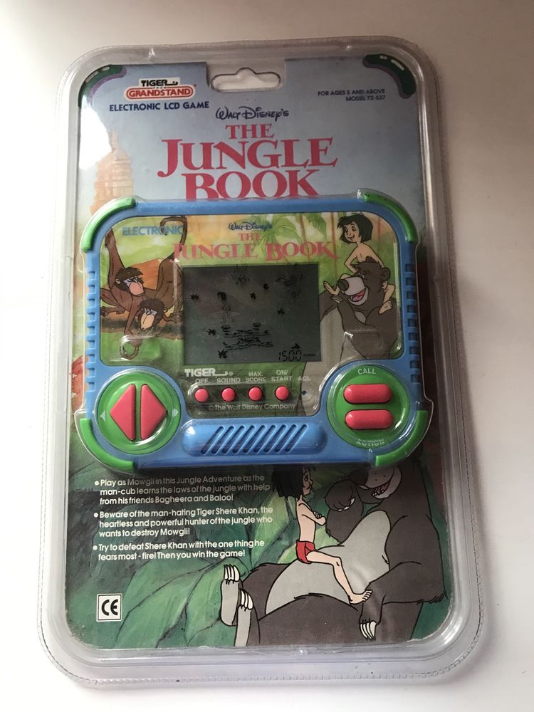 Tiger Electronics gra elektroniczna Księga Dżungli vintage