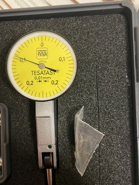 Индикатор рычажный 0.5мм 0,01мм с удл.ножкой Tesa, Швейцария