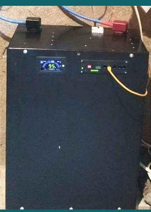 Акумулятор для інвертора 52v 10kwh, 200Ah,