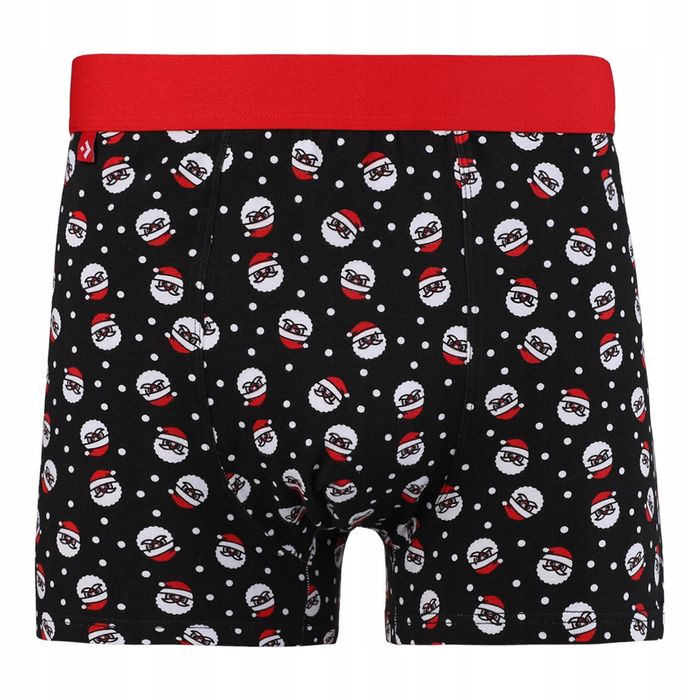 Bokserki Męskie Bawełna W Świąteczne Wzory Prezent Dla Niego Moraj XXL