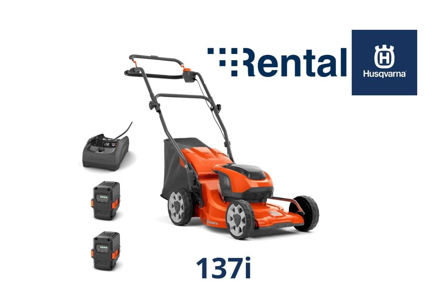 Kosiarka akumulatorowa HUSQVARNA LC 137i, zestaw