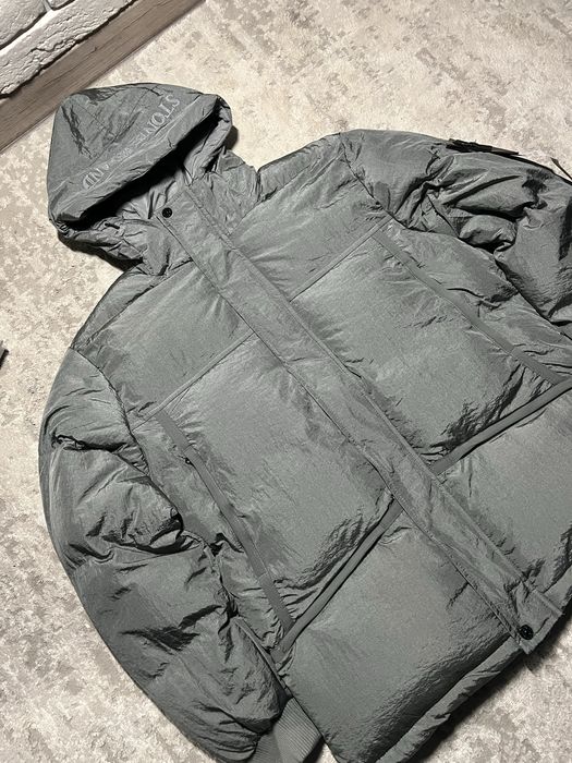 Пуховик Stone Island Neylon Metal/Зимова куртка стон айленд/стонайленд