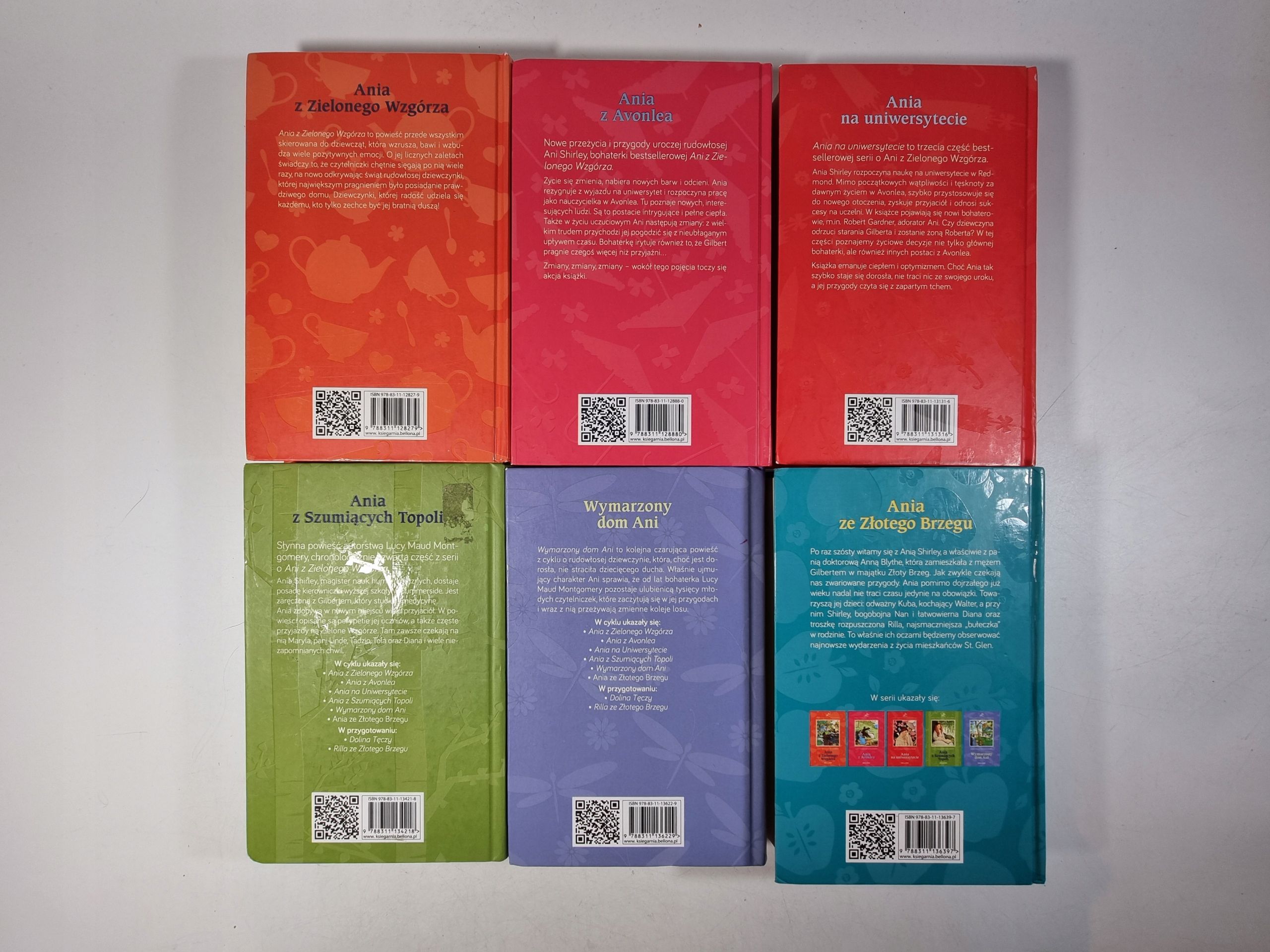 Ania z Zielonego Wzgórza 1-6 / Bellona / Lucy Maud Montgomery