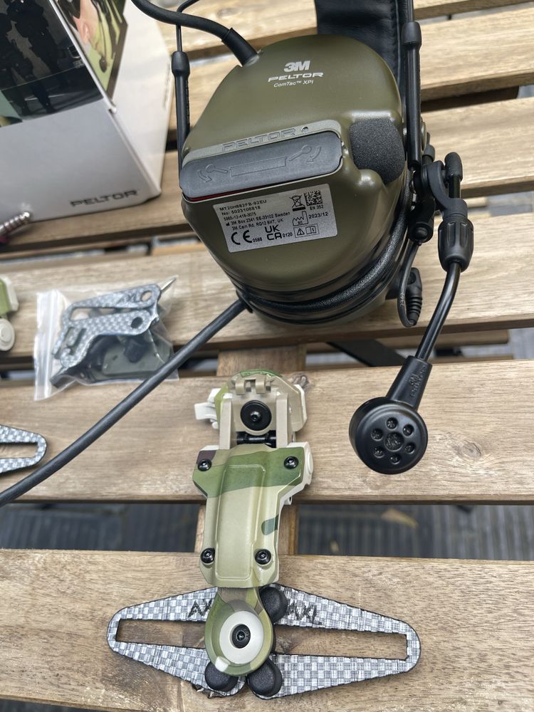Військові‼️Peltor Comtac XPI MT20H682FB-92EU + кріплення Tegris карбон