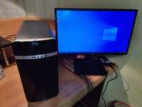 Комп'ютер amd ryzen 5 3400g, 8gb ddr4, SSD + монітор LG 24mb56hq 24".
