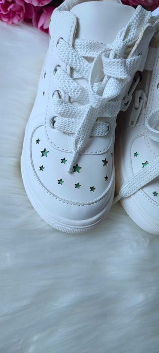 Nowe sneakersy wysokie Friboo r. 25 – z gwiazdkami, na suwak