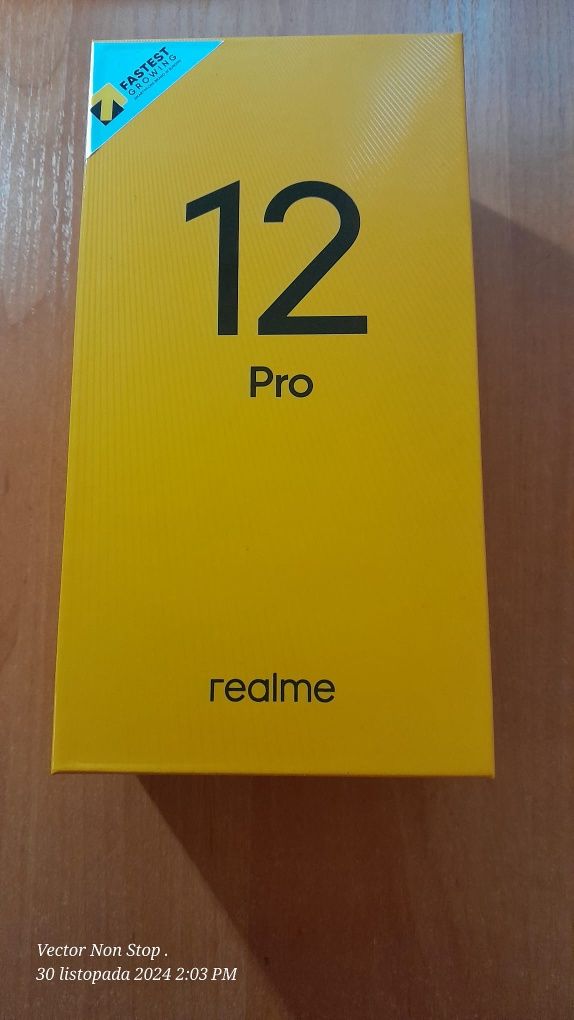 Nowy Smartfon Realme 12 Pro 5G 12/256GB 6,7 . W cenie ubezpieczenie .