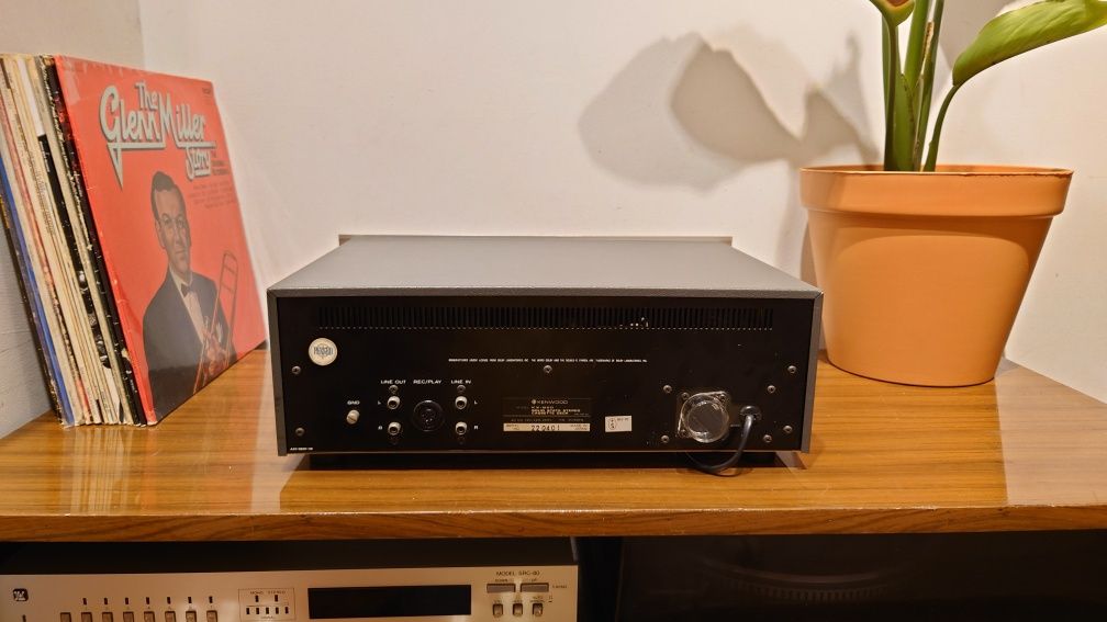 Kenwood KX620, magnetofon kasetowy, aluminium, wychyły, vintage 70'