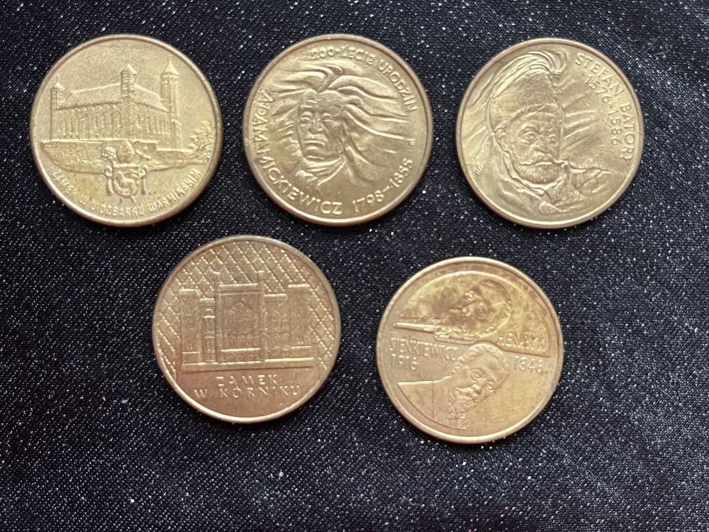 Монети Польщі 1996,1997,1998 р.