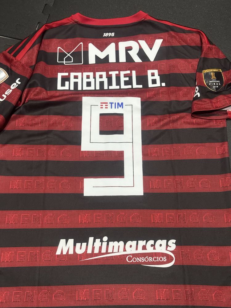 Camisola Flamengo Gabriel Barbosa Final Libertadores