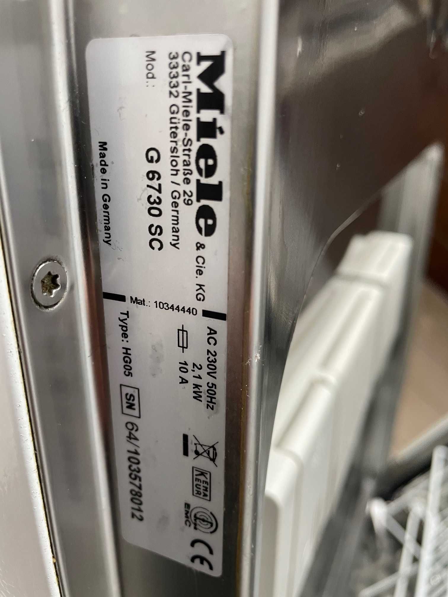 Zmywarka Miele Do Zabudowy G 6730 SC GW