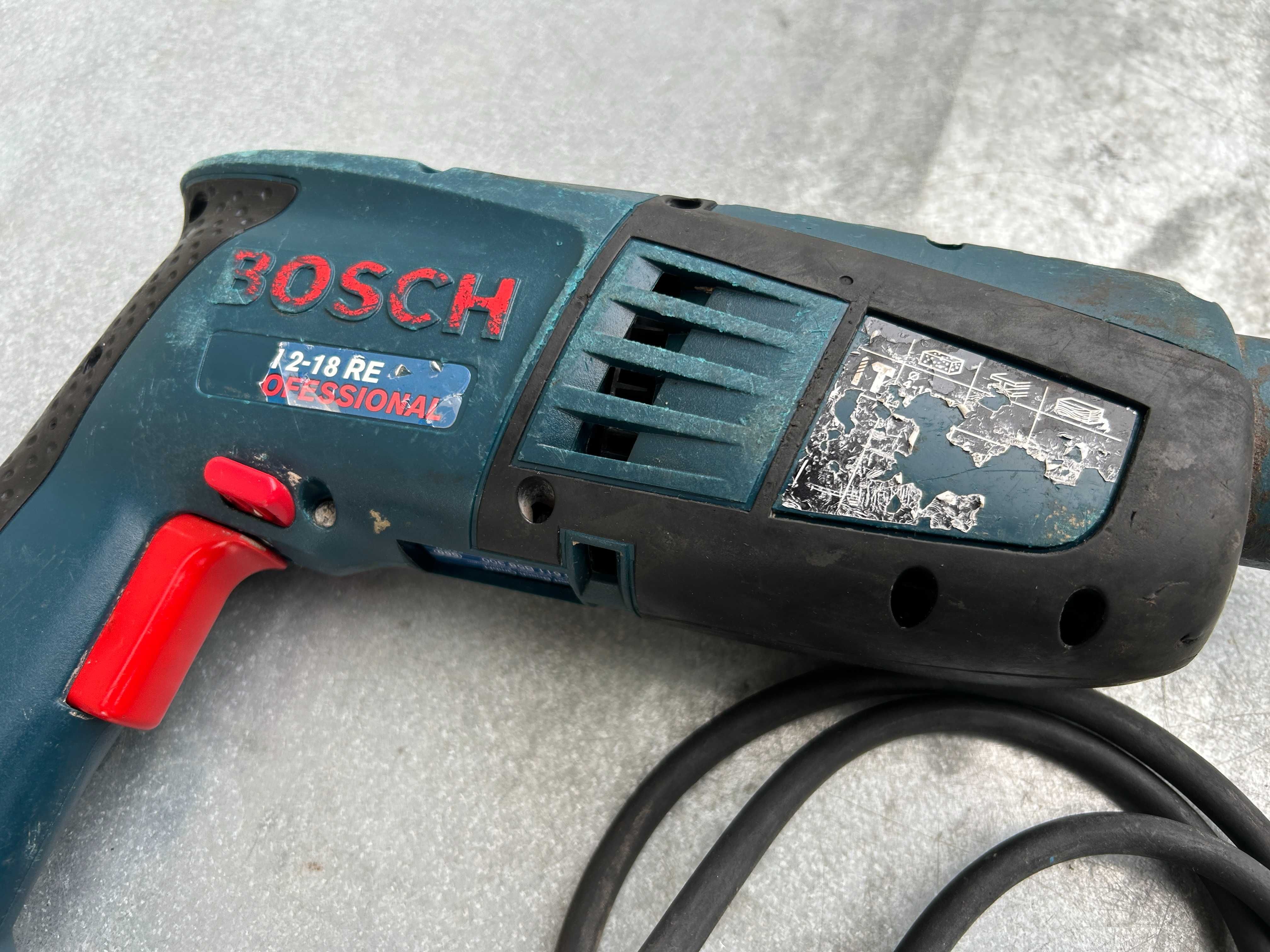 Uszkodzona Młotowiertarka Bosch GBH 2-18 RE SDS Plus 1,7 J 550 W 230 V