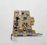 Placa de interface baixo Profile porta dupla USB 3.0 PCIe