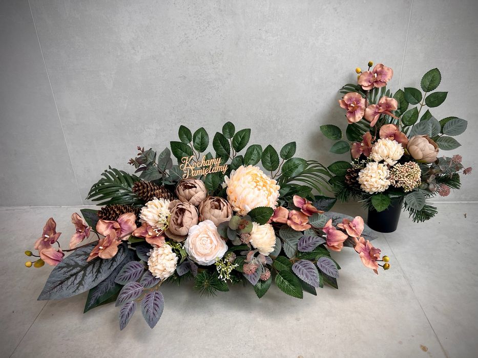 Wiązanka i bukiet na cmentarz