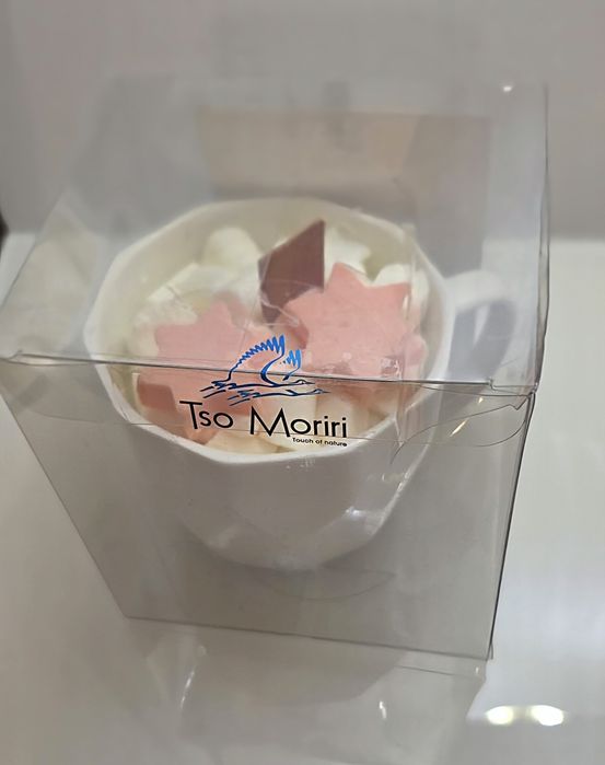 Tso Moriri duża świeca sojowa w kubku pomarańcza