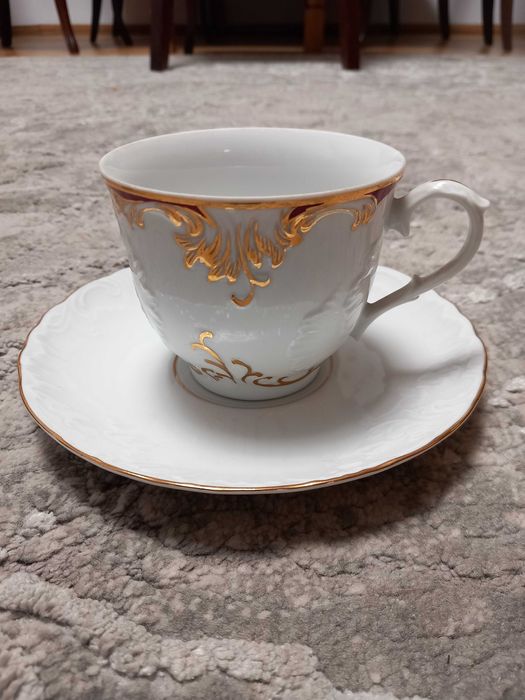 Filiżanka Ćmielów złocenia