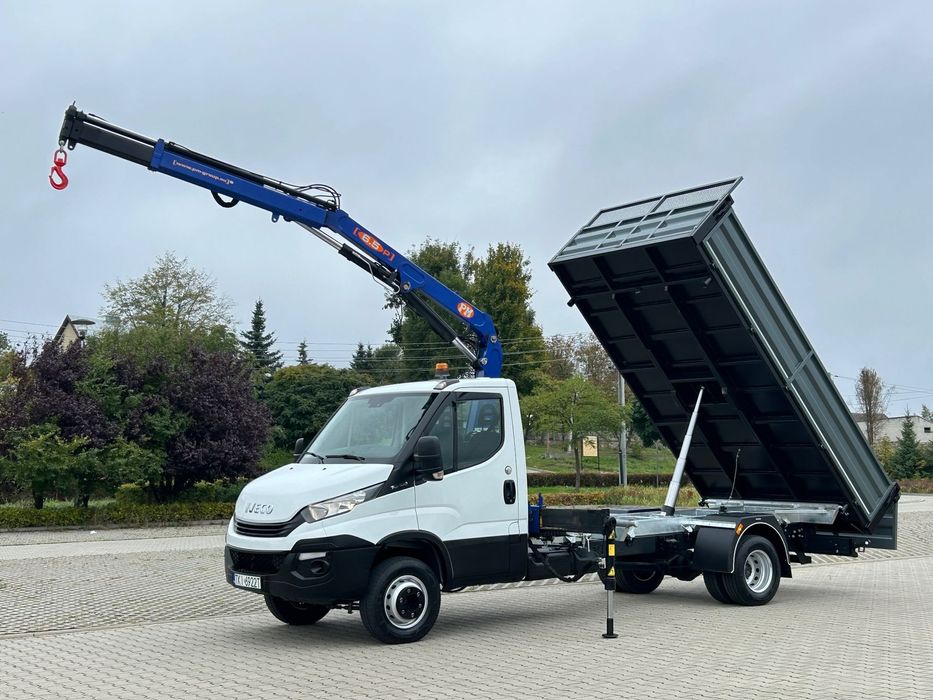 Iveco DAILY 72-180 3.0 HPI 180KM * HDS PM 6.5 * 2800 Udźwig * 82 Tyś km* Wywrotka 3 Stronna *Blokada Mostu!