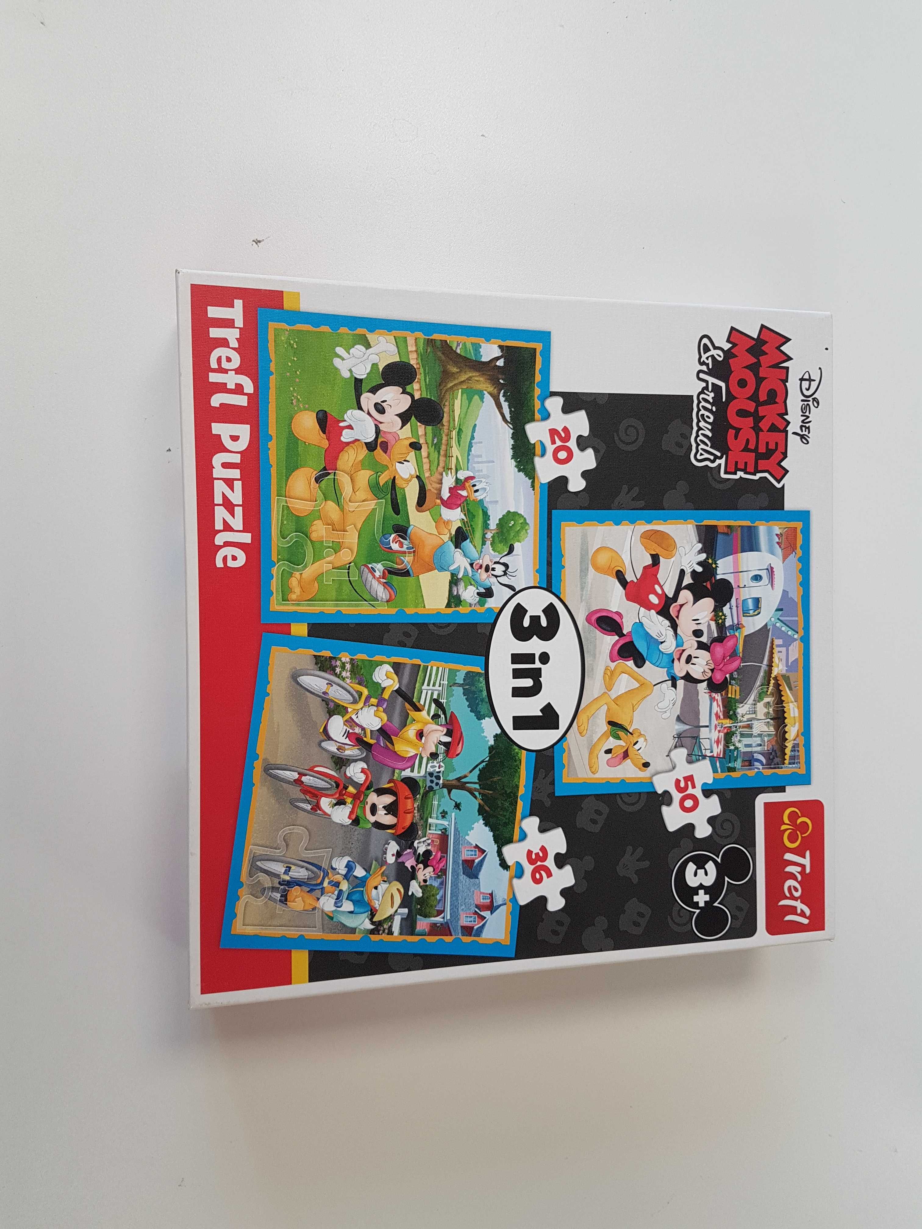 Puzzle Trefl 3 w 1 Myszka Miki