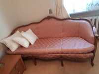 kanapa i fotele w stylu retro