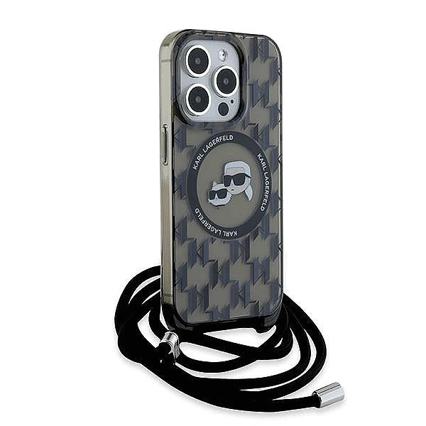 Etui Karl Lagerfeld IML Crossbody Monogram Karl & Choupette Head MagSa
