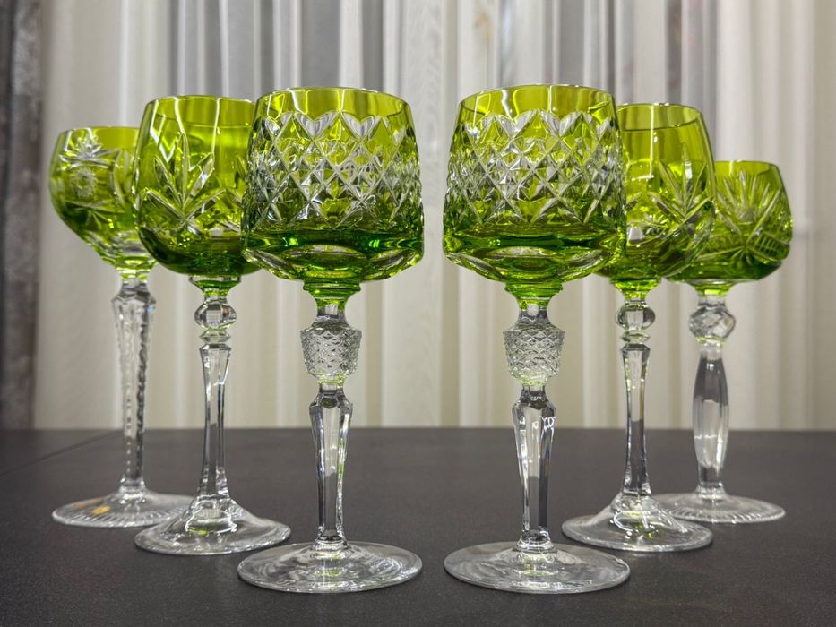 Хрустальнын фужеры для вина Nachtmann Traube Bristol Karat GDR Германи