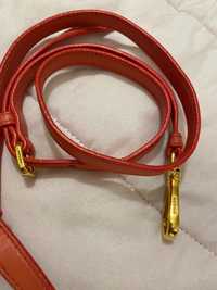 Alça Prada Leather Coral