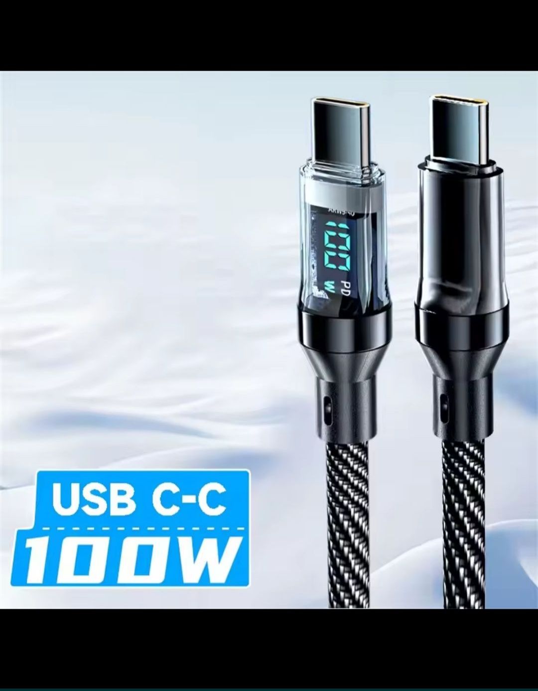 Kabel USB C USB C 100W supervooc
