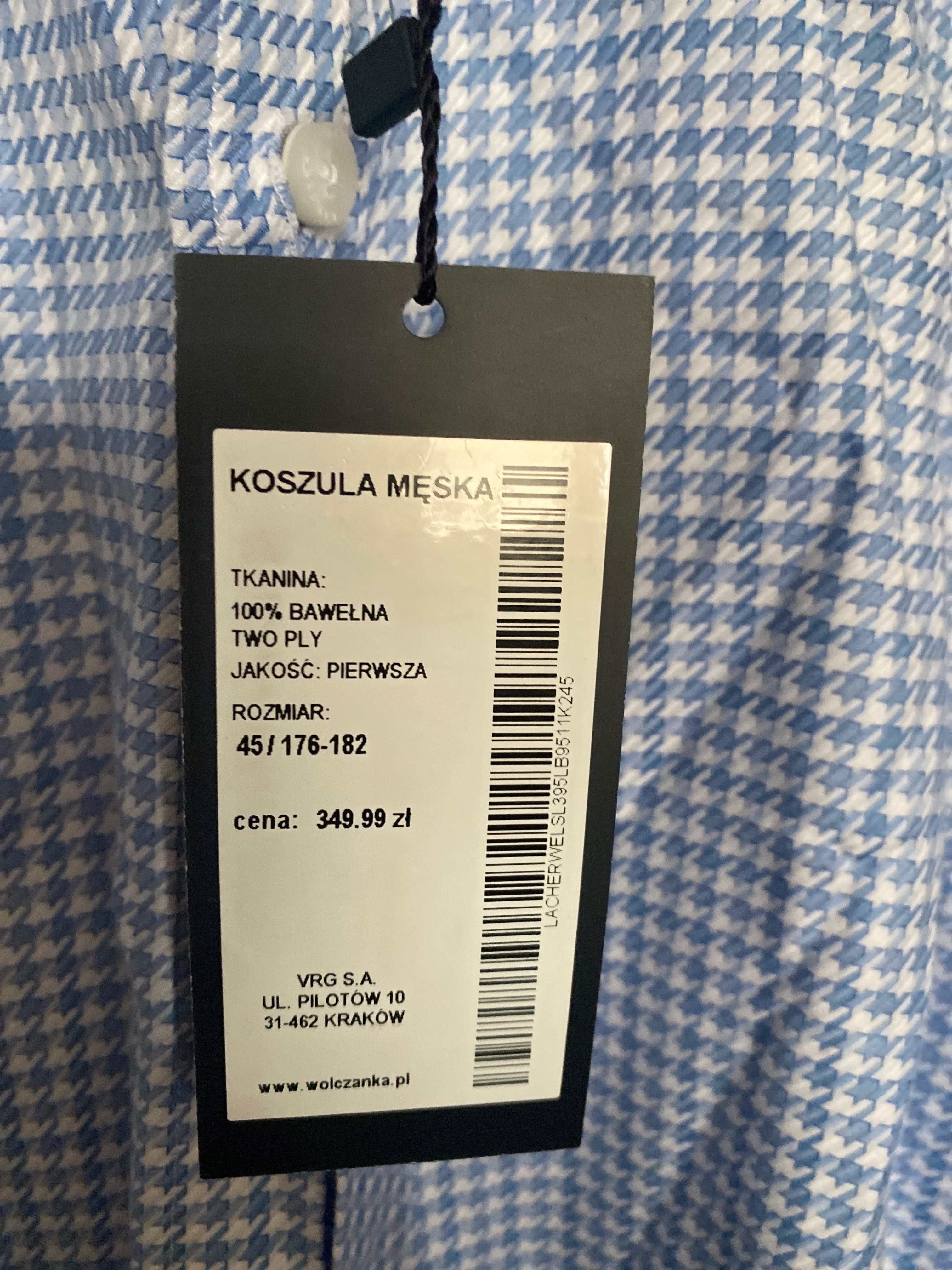 Koszula meska Lambert w krateczke - nowa