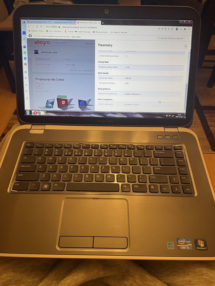 Laptop dell INSPIRON 5520