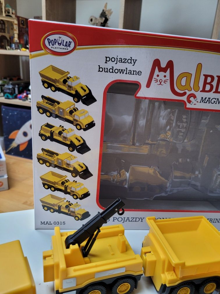 MalBlo magnetic pojazdy budowlane