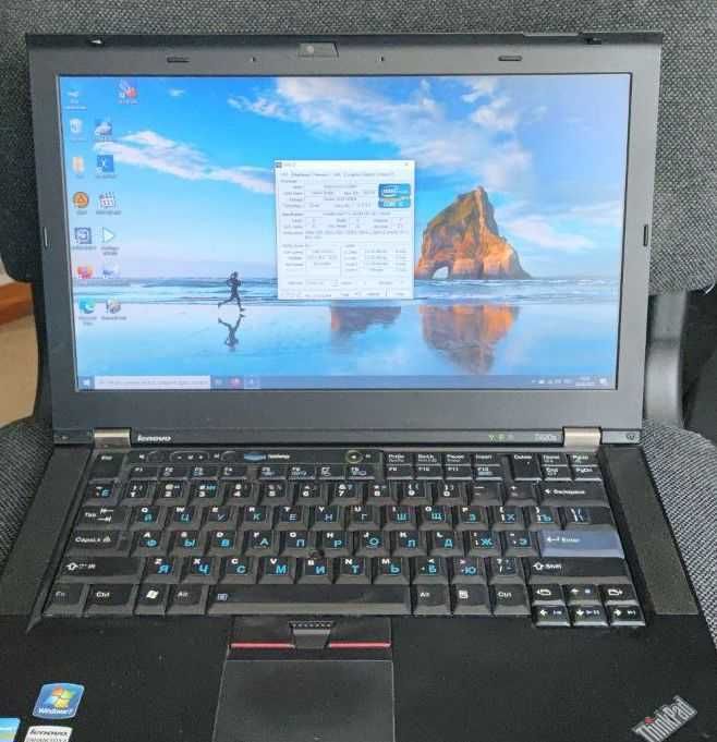 Lenovo ThinkPad T420S i5-2520M SSD Samsung 850 Gb 8ГБ 1600×900 | Win10