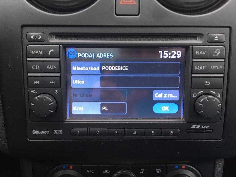 Polskie menu Nissan Connect 1 LCN 1 Qashqai Juke Note Micra Trial V12