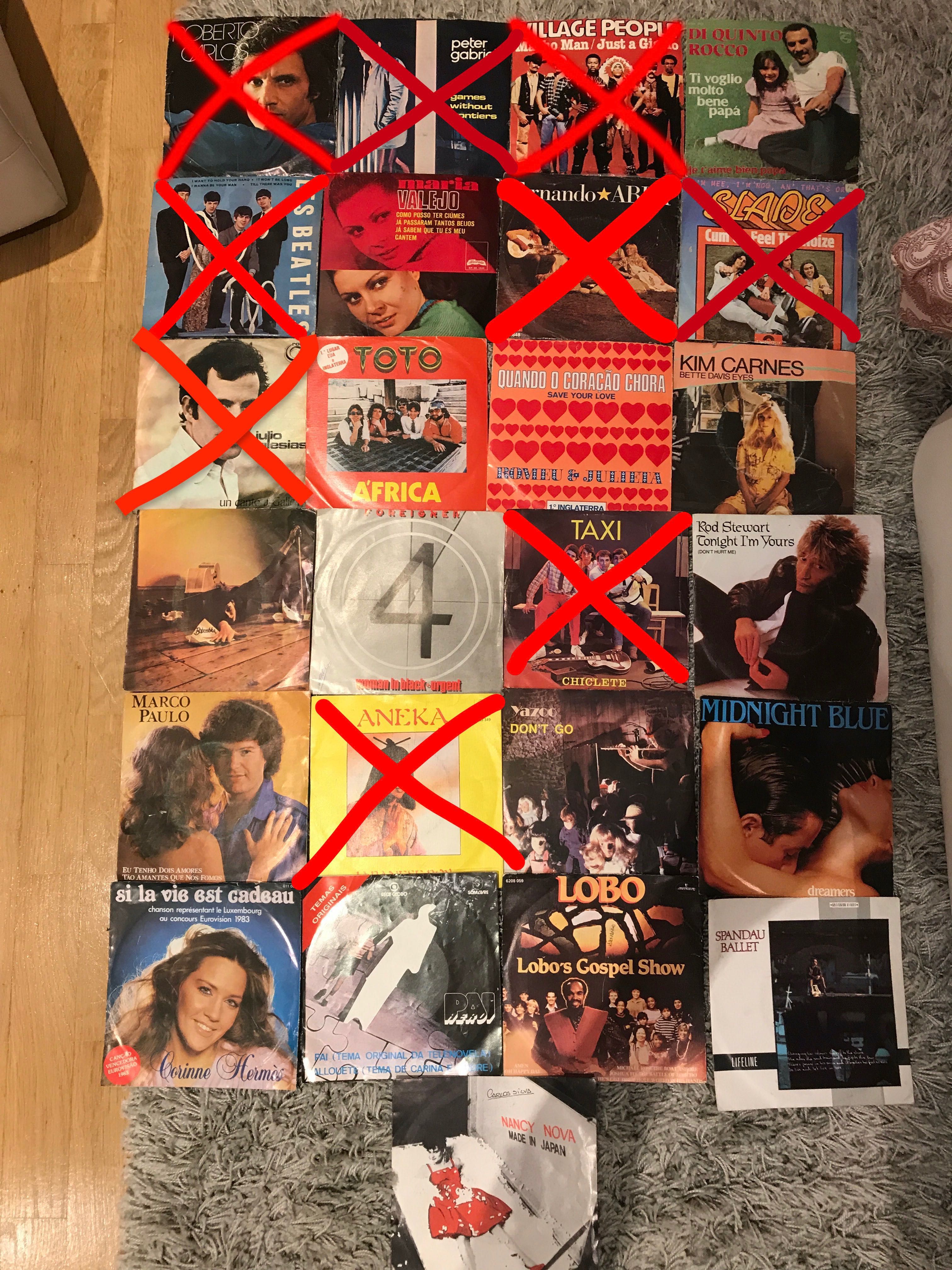 Discos de Vynil / Vinyl / Vynyl / Vinil antigos Ep's / Singles