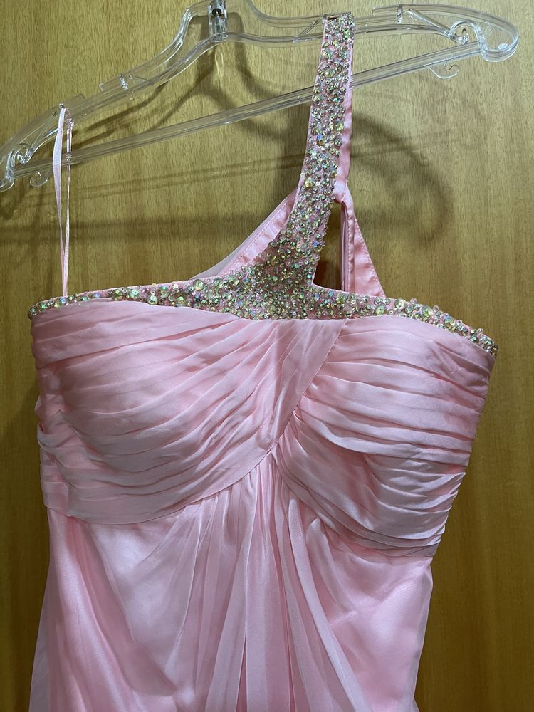 Vendo vestido cerimónia rosa