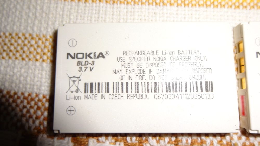 Baterias Nokia usadas.