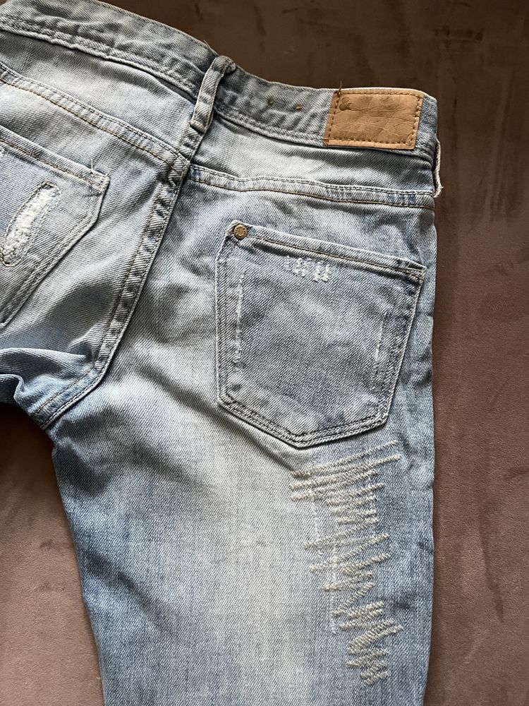 Spodnie dżinsowe jeansowe dla dziewczynki 134cm 8-9 lat H&M