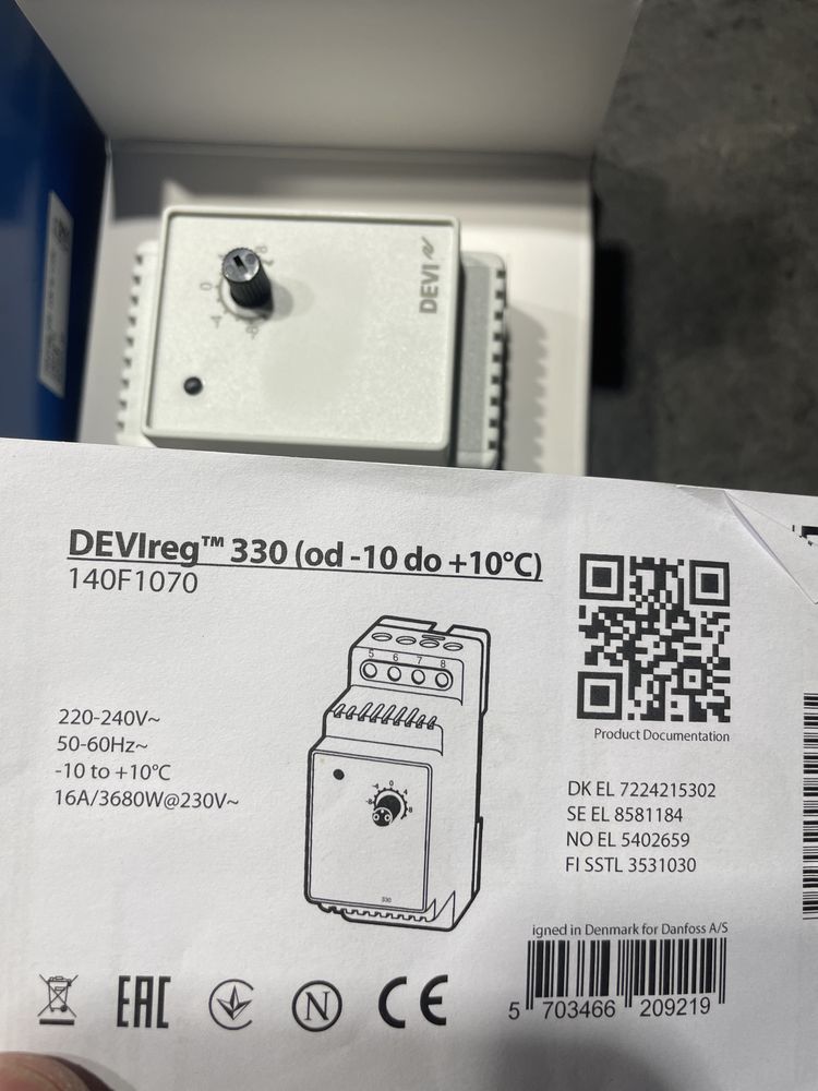 DEVI reg 330  termostat