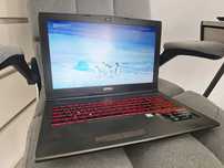 Laptop gamingowy MSI i7 GTX 1050 16GB RAM WIN10 M2 NVME SSD 256GB 15,6