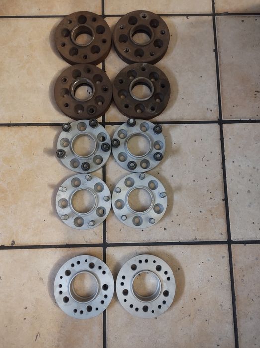 Dystanse zmieniające rozstaw VW Porsche Mercedes 5x130 5x112 5x114,3