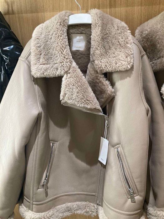 Дубленка манго нова