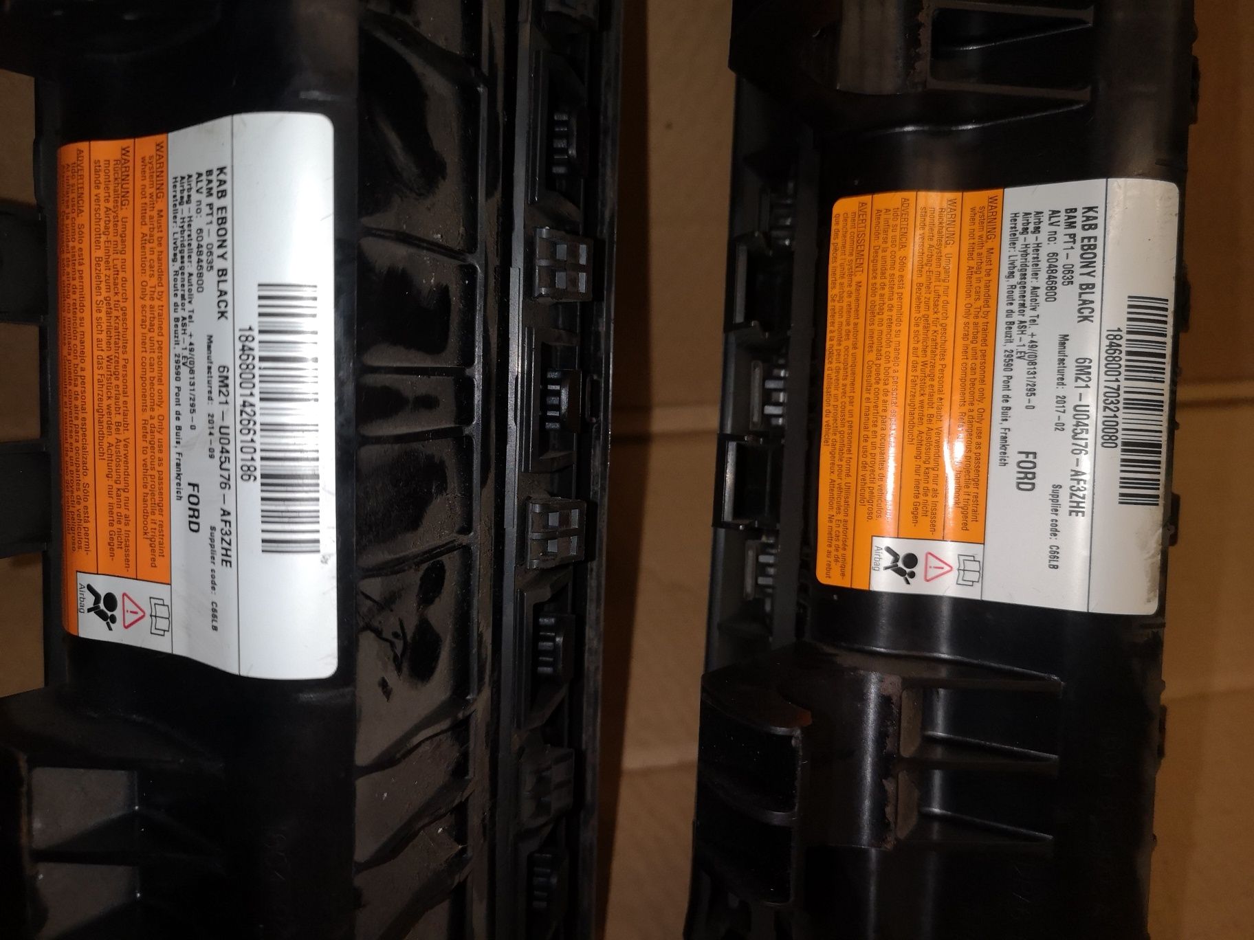 S-max LIFT poduszka kolanowa Galaxy Airbag ORYGINAŁ osłona klapy ślizg