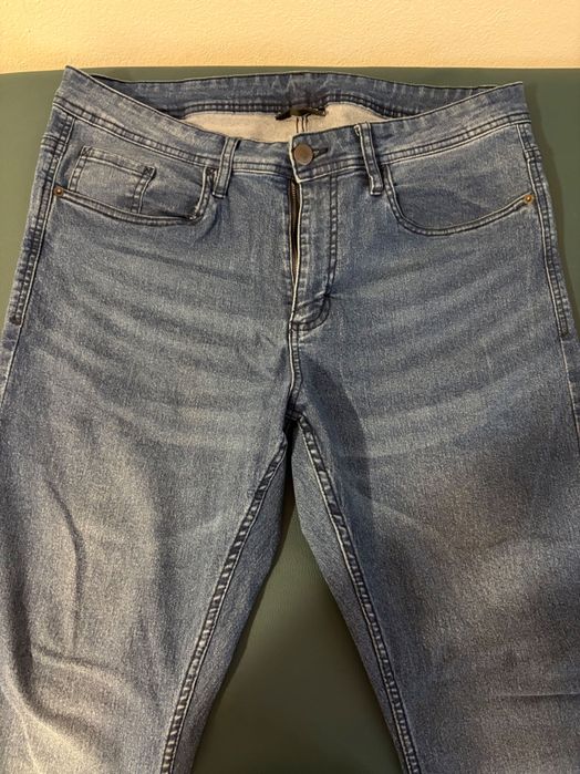 Джинси чоловічі Sinsay, р. 34, стретч, звужені, сині