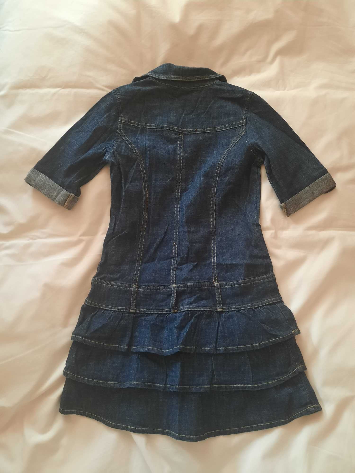 Sukienka jeansowa YD dla dziewczynki 7-8 lat