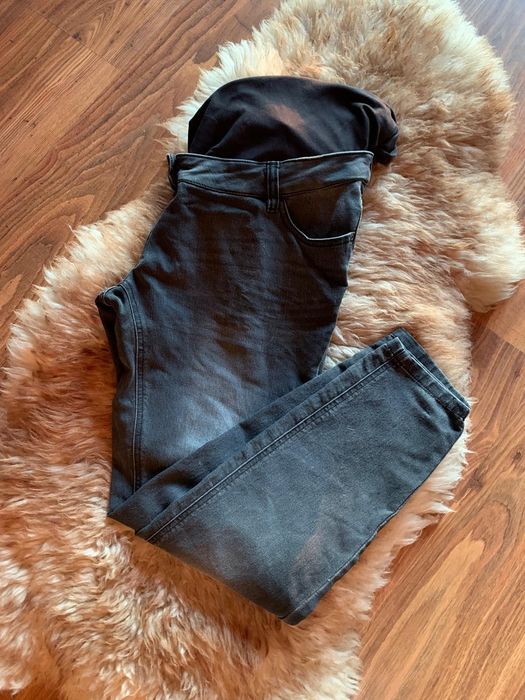 Spodnie jeansy ciążowe gumka na brzuch