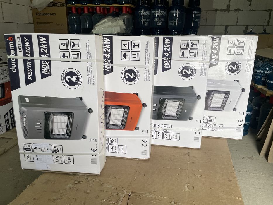 Газовый обогреватель Duraterm 4.2kw . Газовий обігрівач. Польща