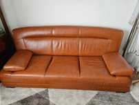 Kanapa rozkładana sofa skóra Abra